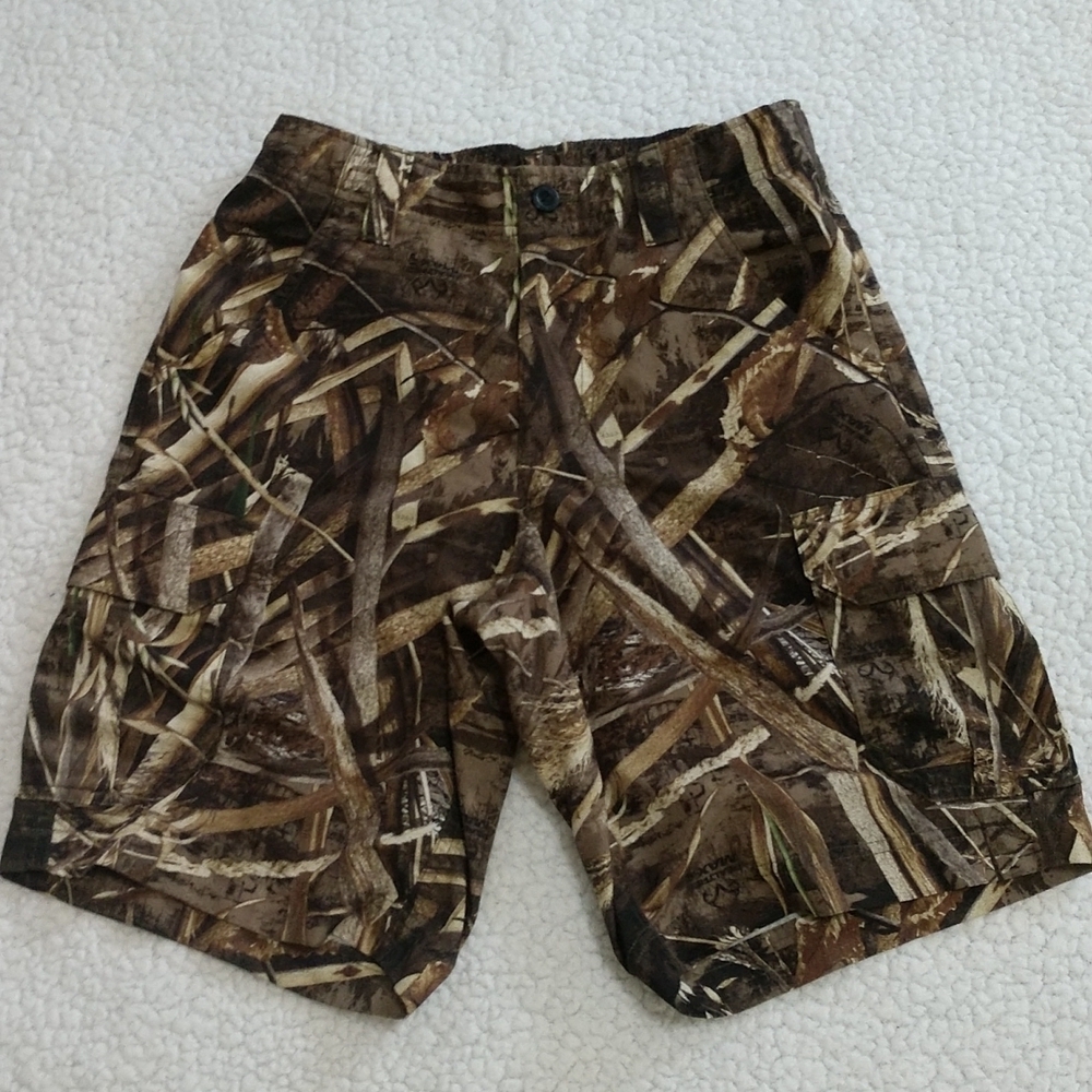 Gander Mountain Guide Series Camo Cargo Shorts Size Small